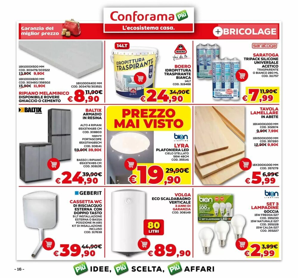 Volantino promozionale Conforama  valide dal 08/01/2026 - Pagina 16.
