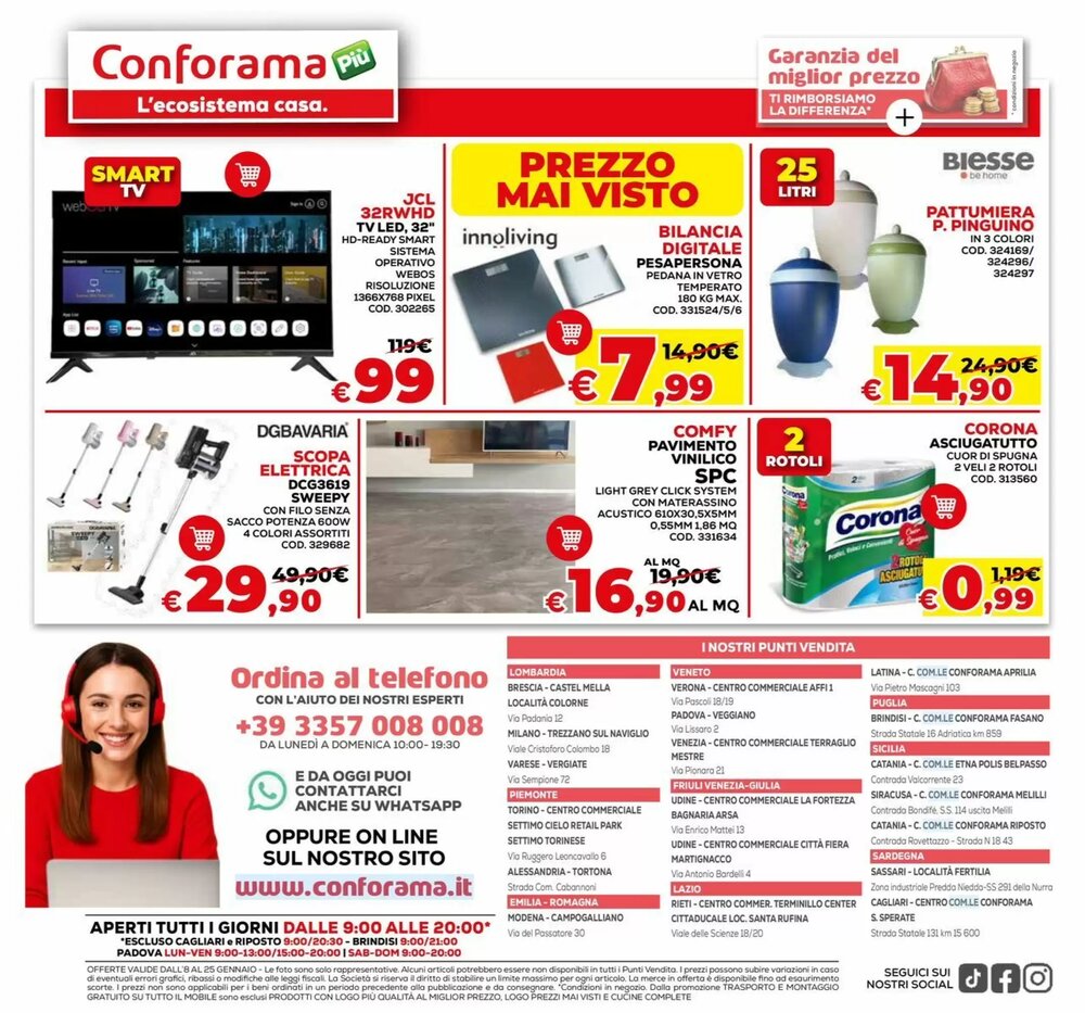 Volantino promozionale Conforama  valide dal 08/01/2026 - Pagina 20.