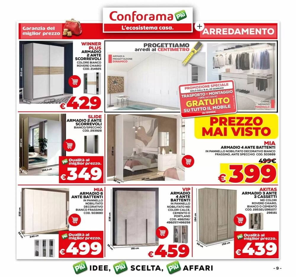 Volantino promozionale Conforama  valide dal 08/01/2026 - Pagina 9.