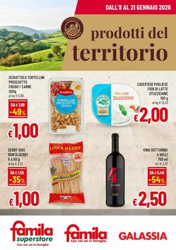 Volantino promozionale Famila Superstore  valide dal 08/01/2026 - Pagina 1.