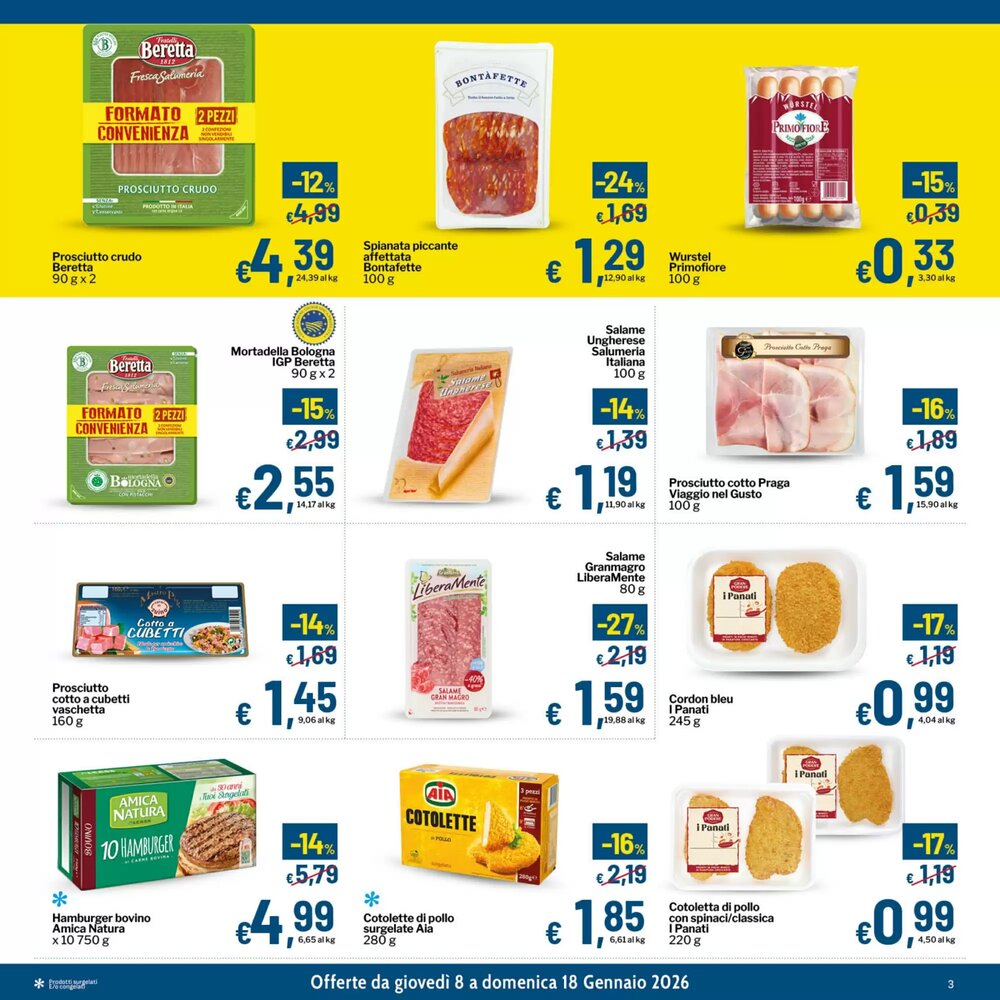 Volantino promozionale Qui Discount  valide dal 08/01/2026 - Pagina 3.