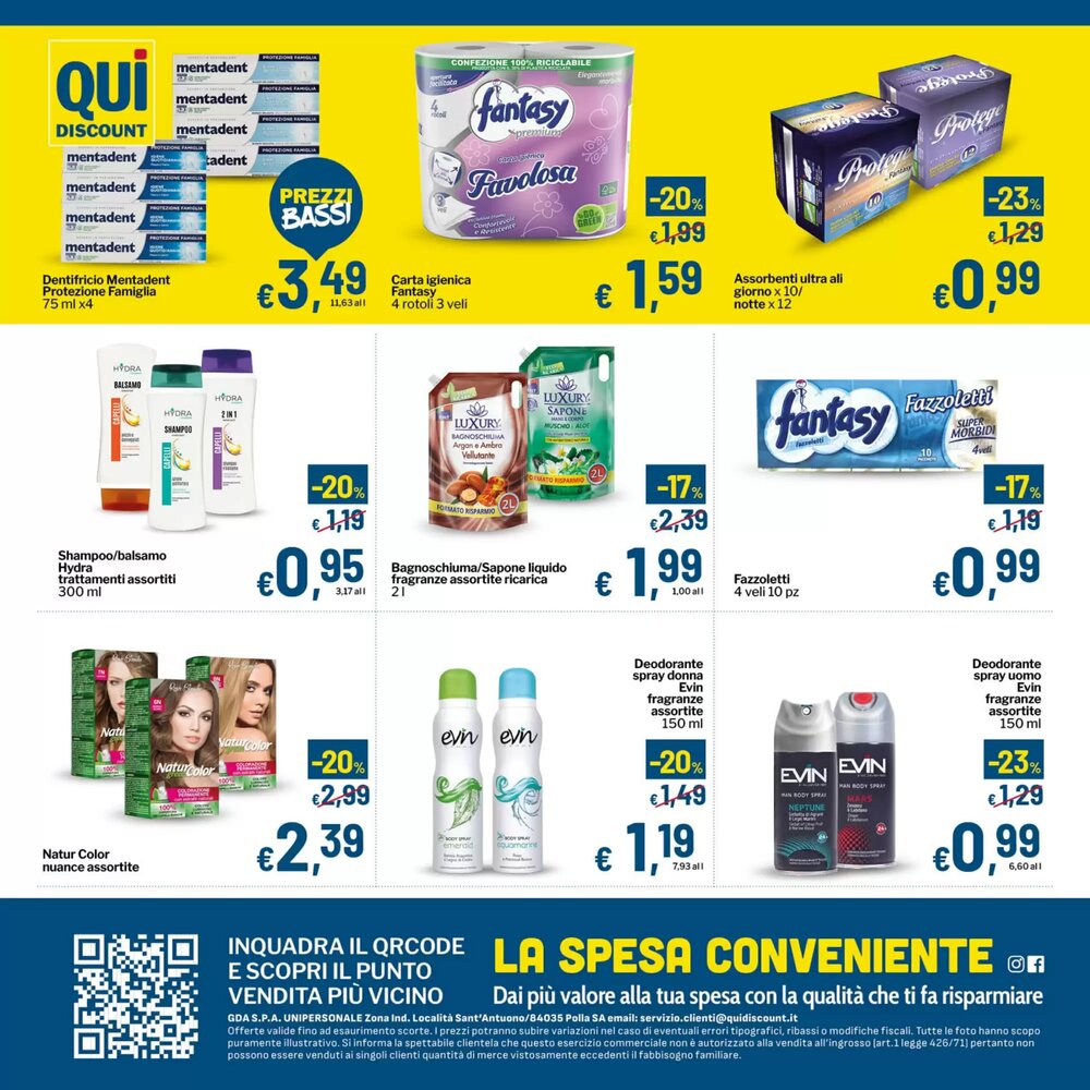 Volantino promozionale Qui Discount  valide dal 08/01/2026 - Pagina 8.
