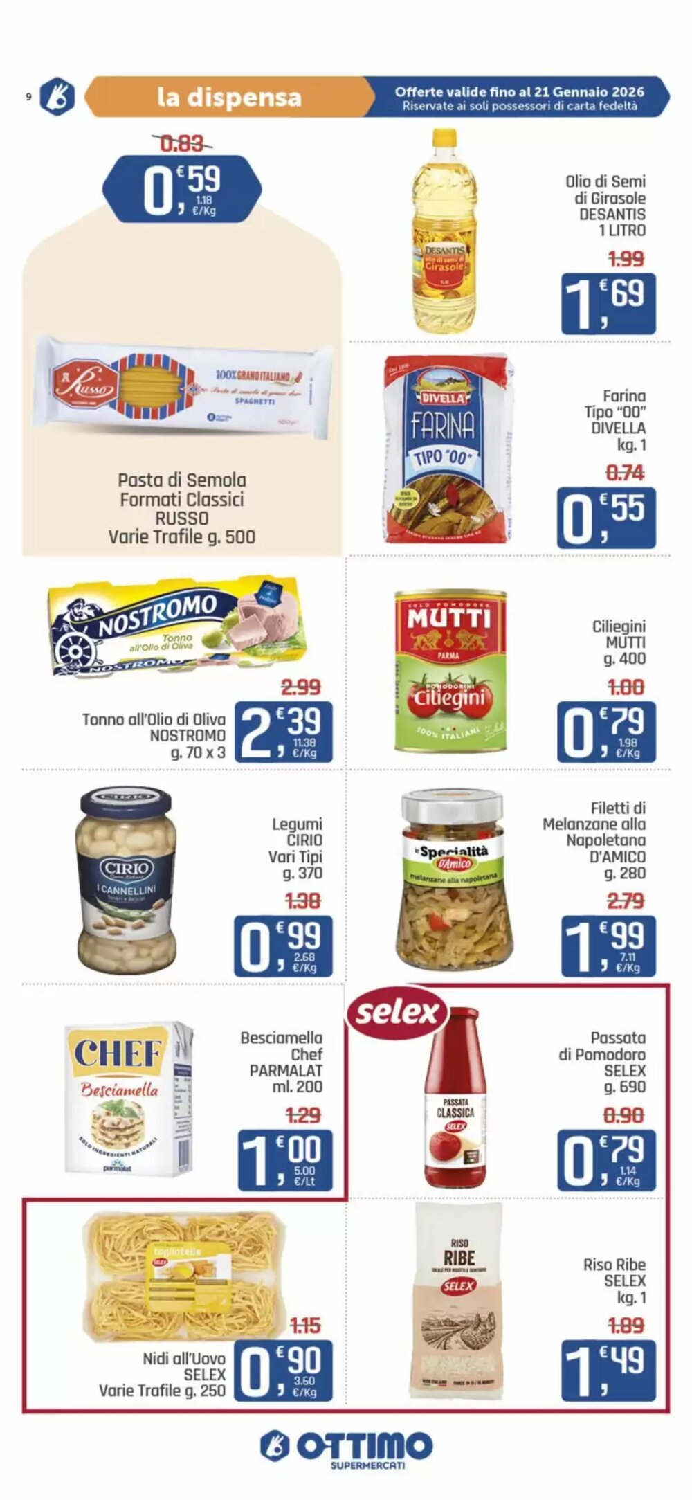 Volantino promozionale Ottimo Market  valide dal 08/01/2026 - Pagina 9.