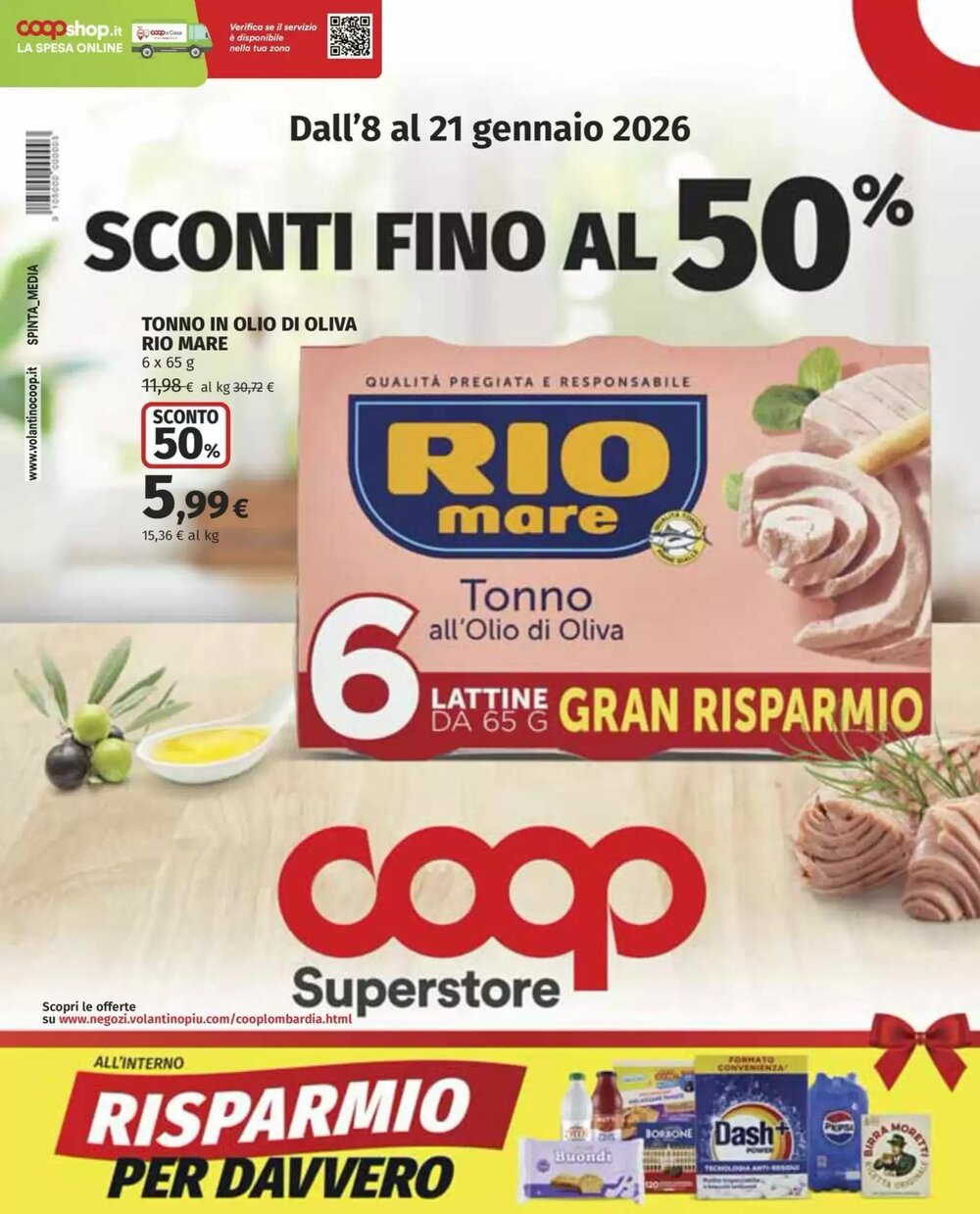 Volantino promozionale Coop  valide dal 08/01/2026 - Pagina 1.