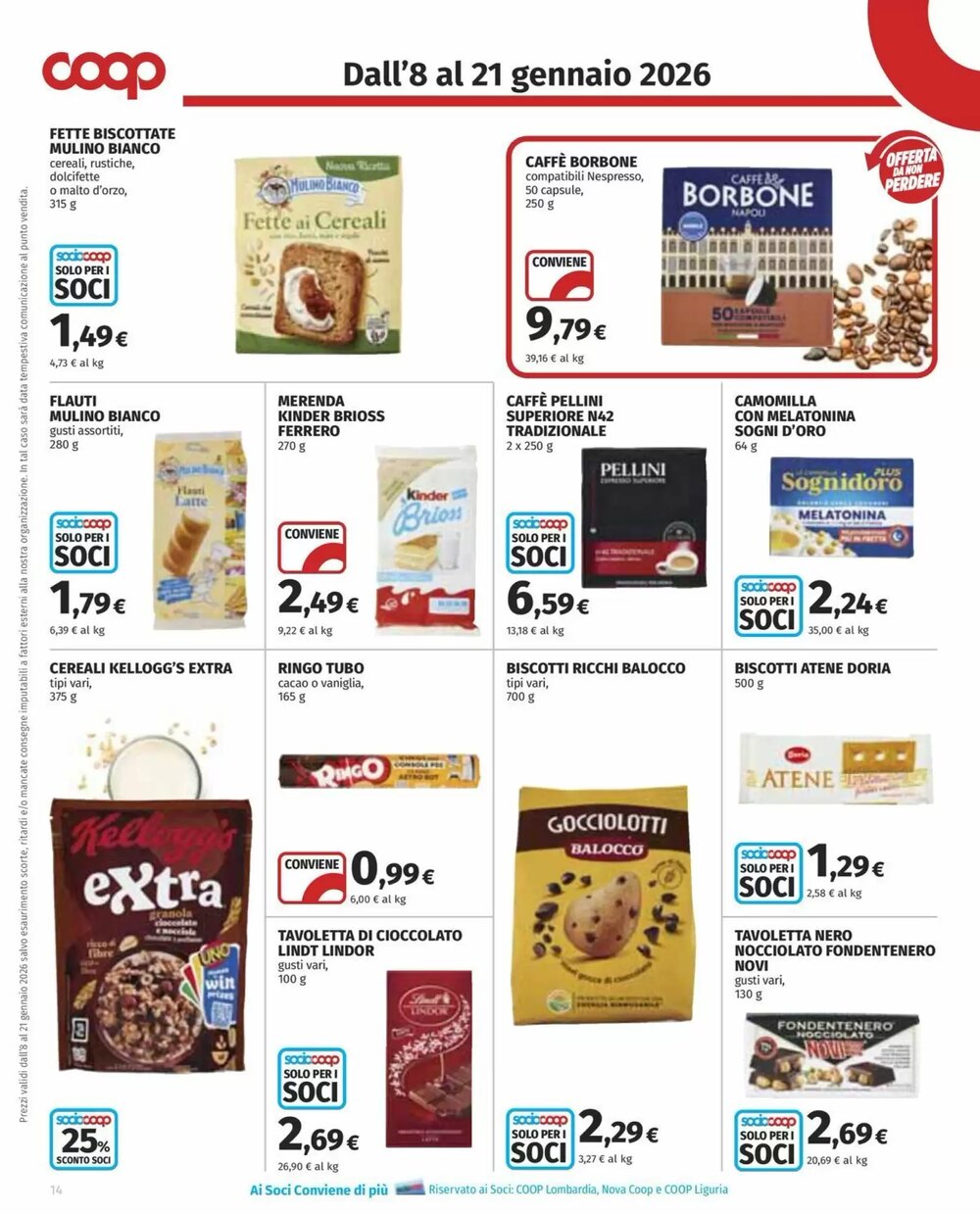 Volantino promozionale Coop  valide dal 08/01/2026 - Pagina 14.