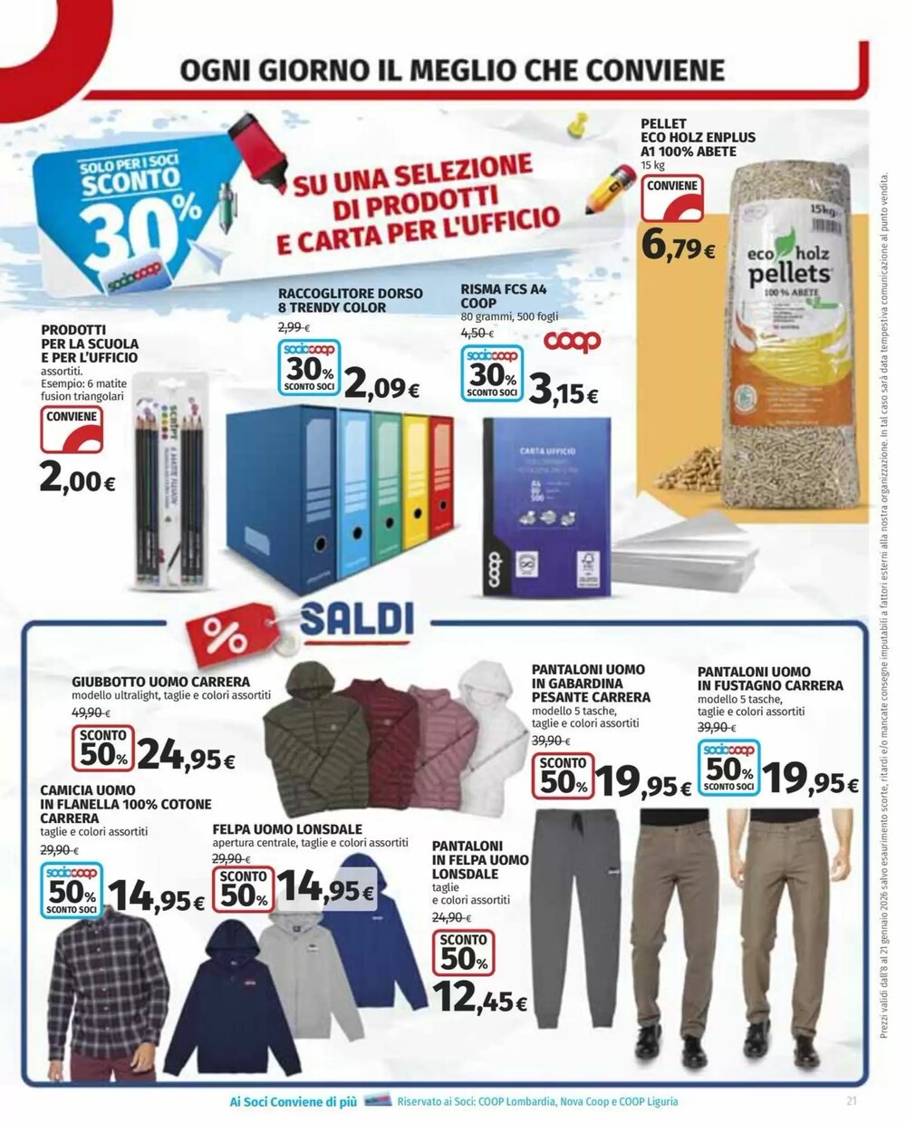 Volantino promozionale Coop  valide dal 08/01/2026 - Pagina 21.
