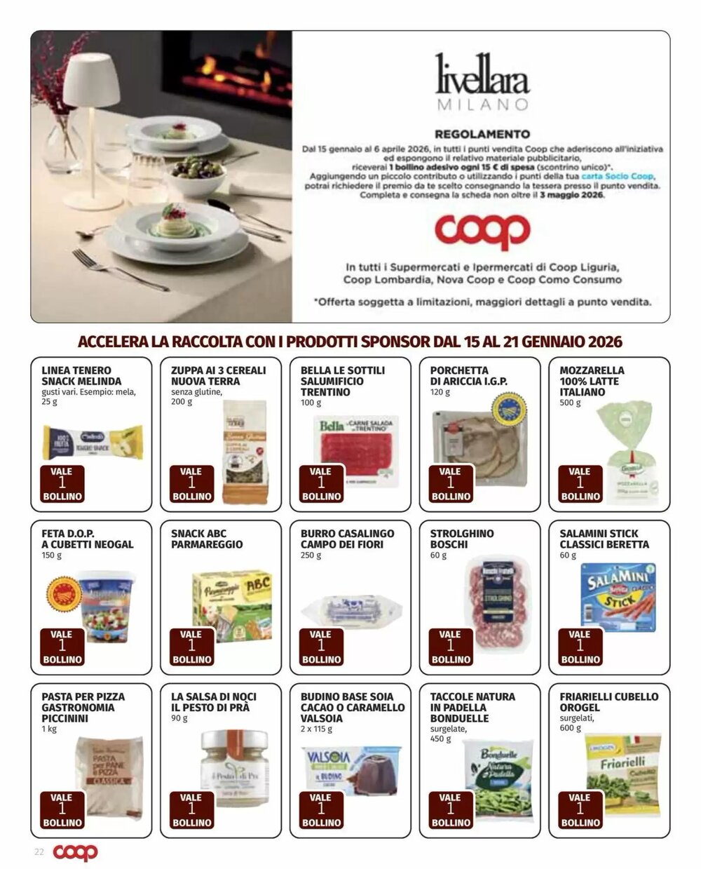 Volantino promozionale Coop  valide dal 08/01/2026 - Pagina 22.
