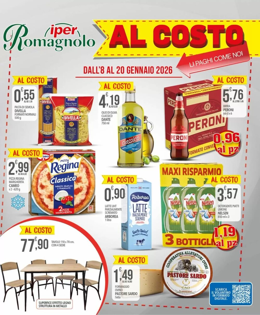 Volantino promozionale Iper Romagnolo  valide dal 08/01/2026 - Pagina 1.
