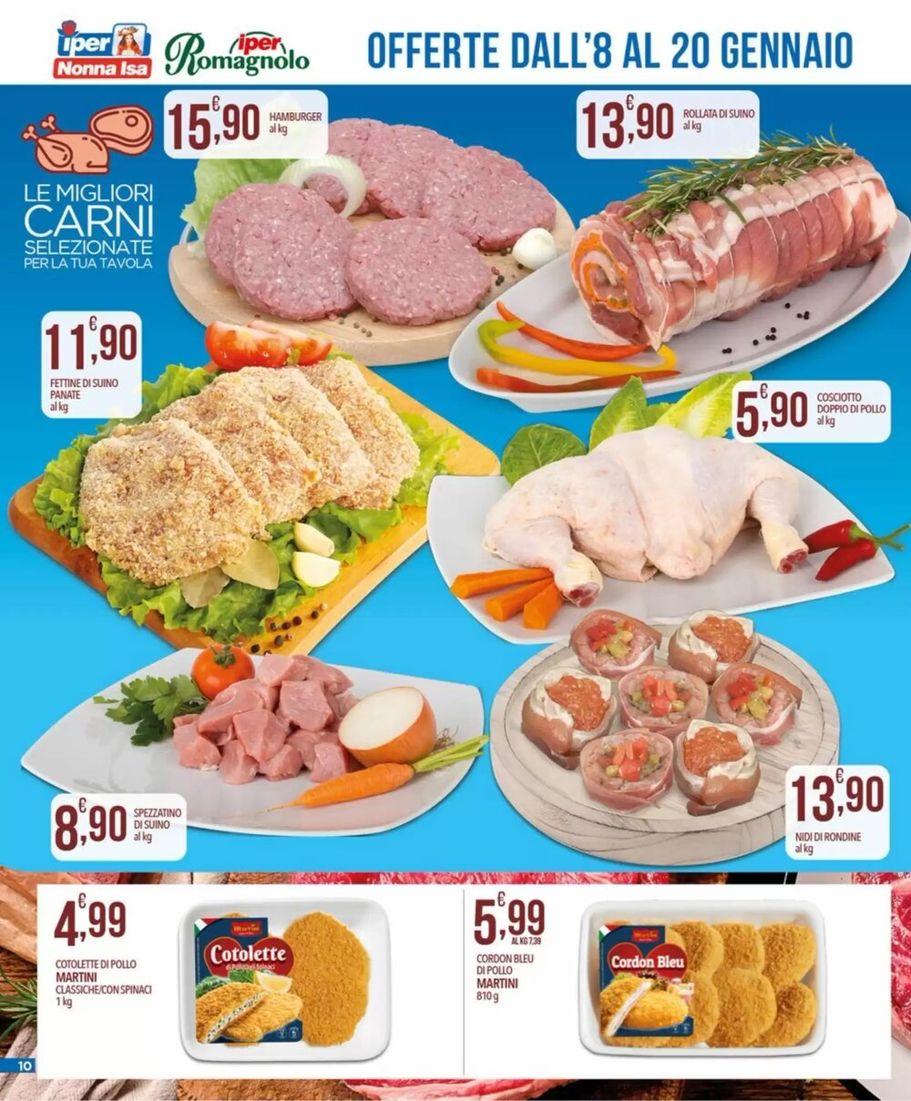 Volantino promozionale Iper Romagnolo  valide dal 08/01/2026 - Pagina 10.