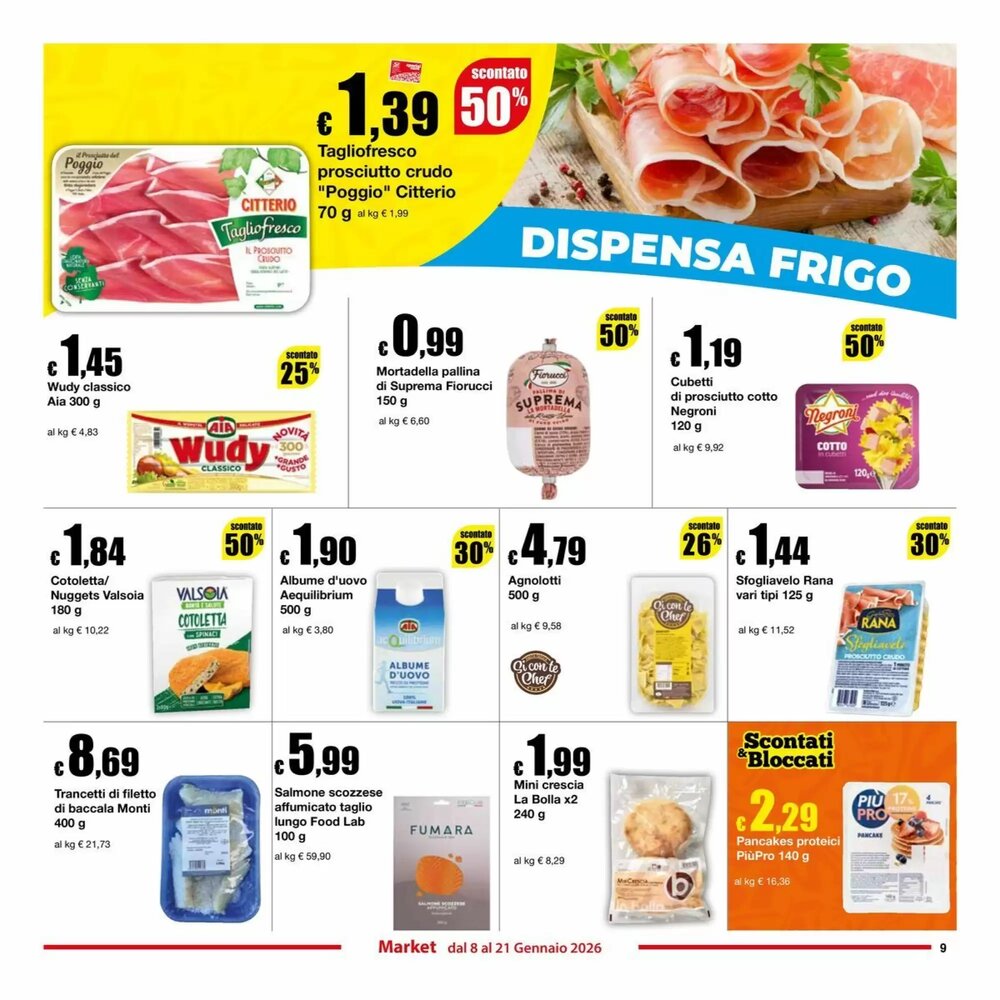 Volantino promozionale Sì con te  valide dal 08/01/2026 - Pagina 9.