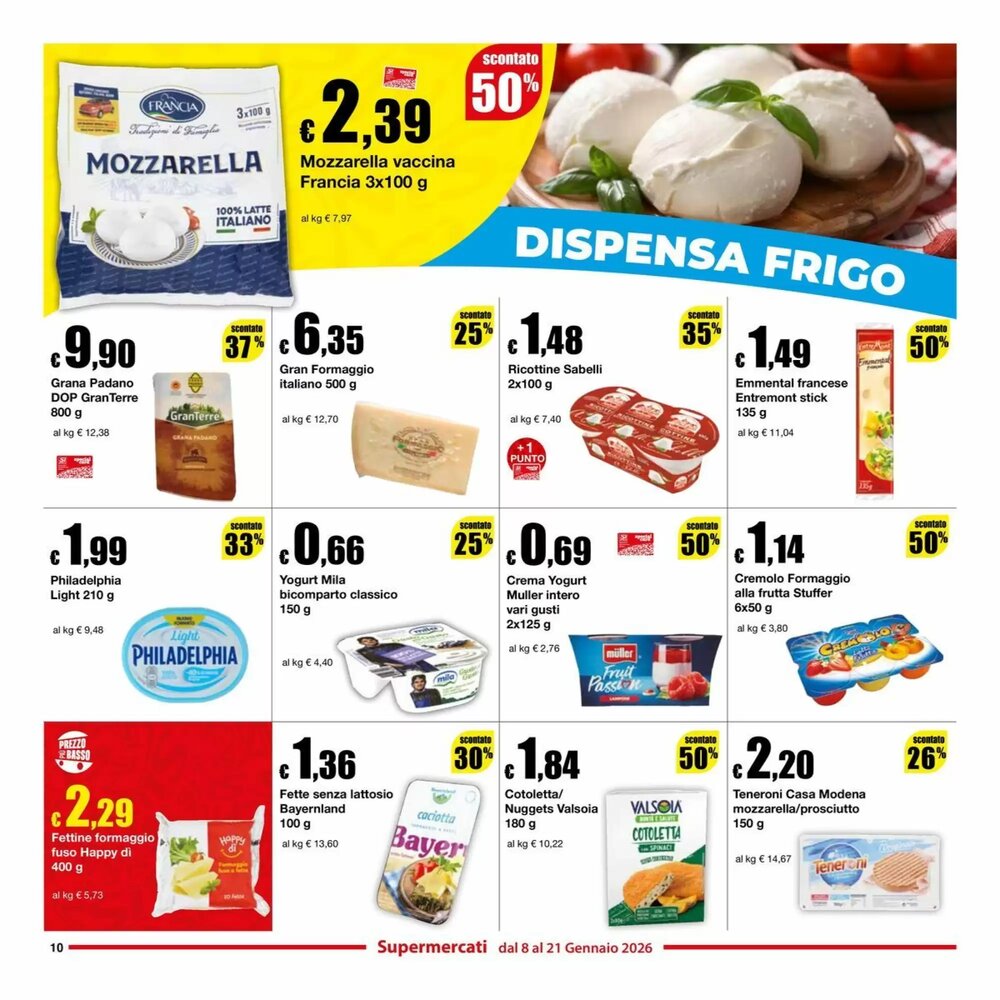 Volantino promozionale Sì con te  valide dal 08/01/2026 - Pagina 10.