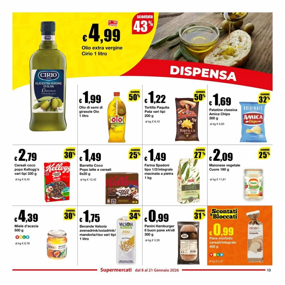 Volantino promozionale Sì con te  valide dal 08/01/2026 - Pagina 13.