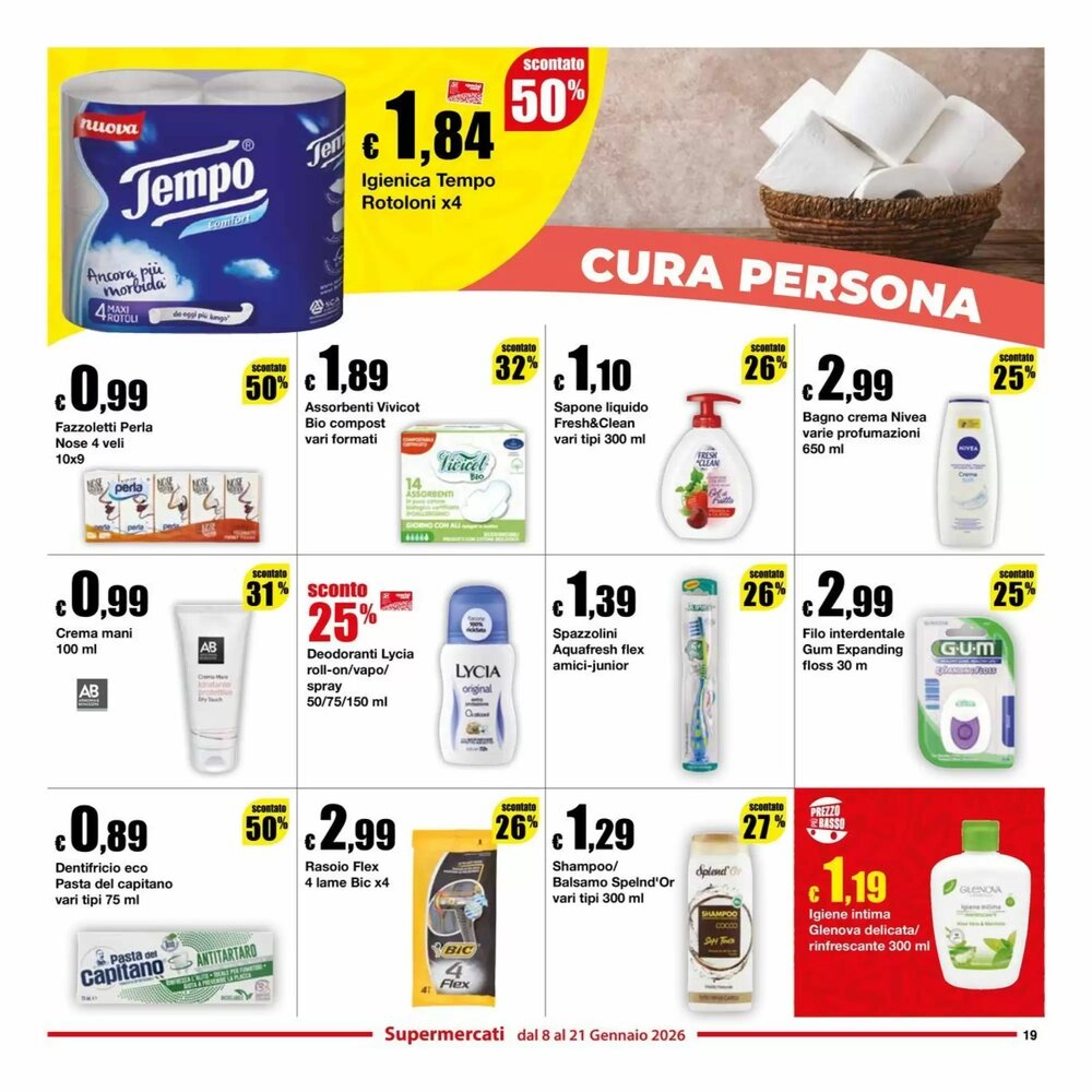 Volantino promozionale Sì con te  valide dal 08/01/2026 - Pagina 19.