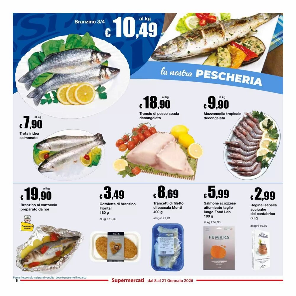 Volantino promozionale Sì con te  valide dal 08/01/2026 - Pagina 6.