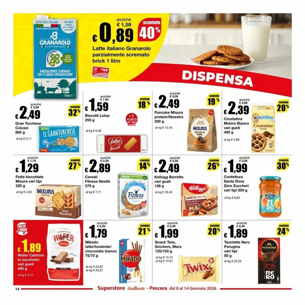 Volantino promozionale Sì con te  valide dal 08/01/2026 - Pagina 14.