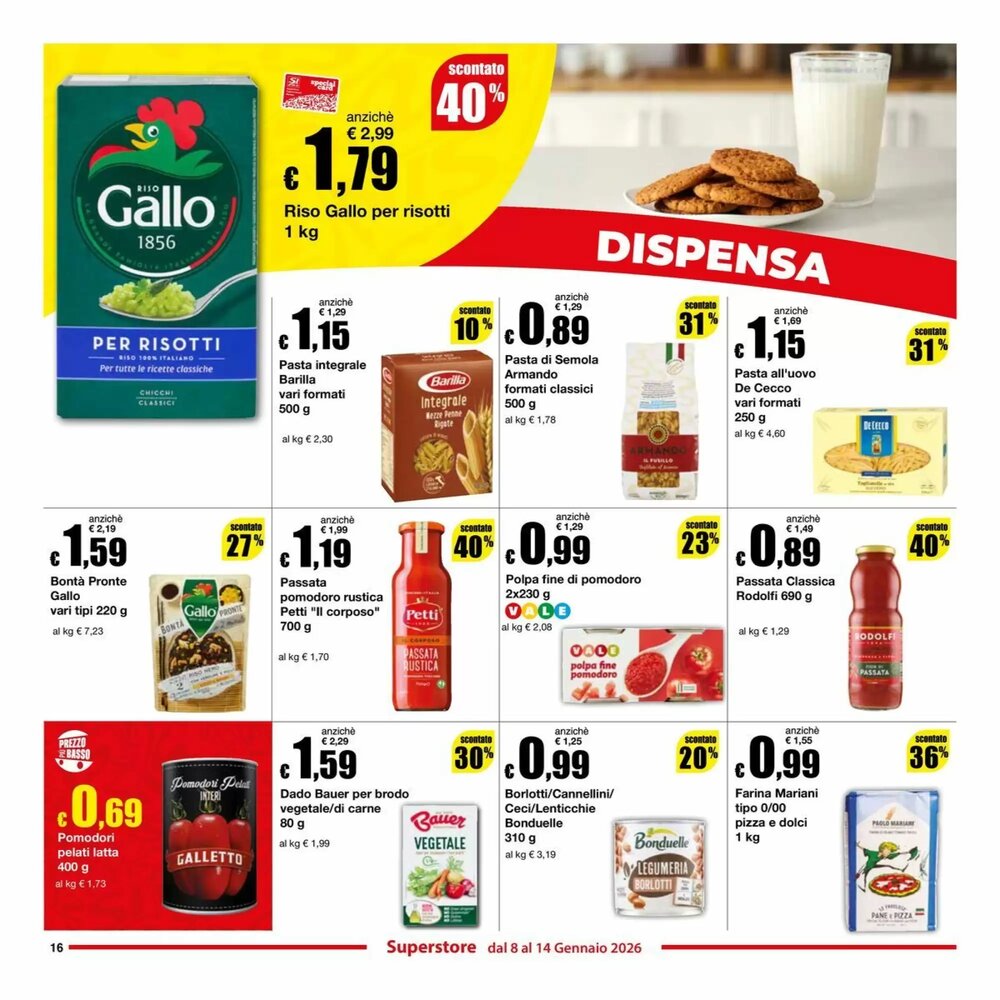 Volantino promozionale Sì con te  valide dal 08/01/2026 - Pagina 16.