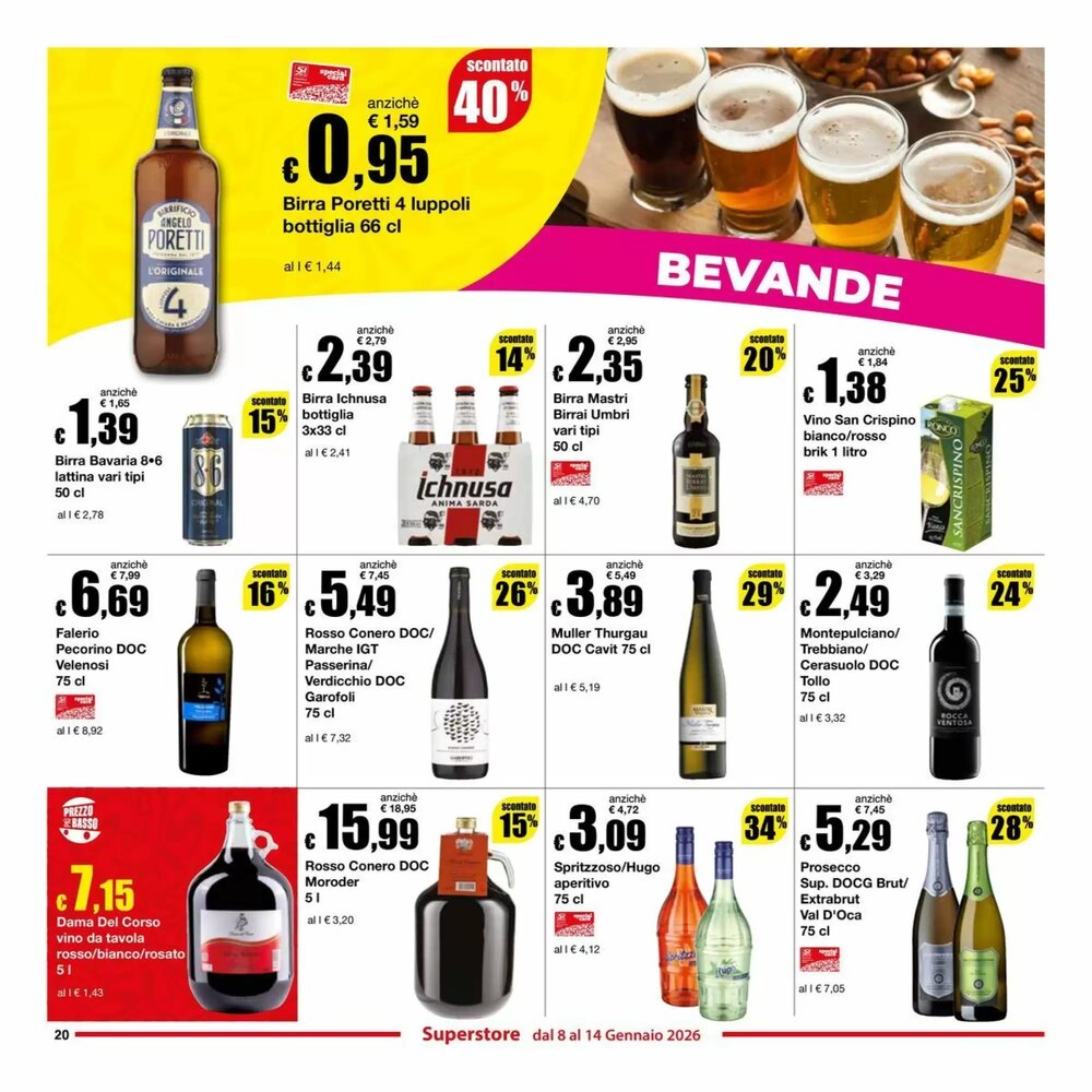 Volantino promozionale Sì con te  valide dal 08/01/2026 - Pagina 20.