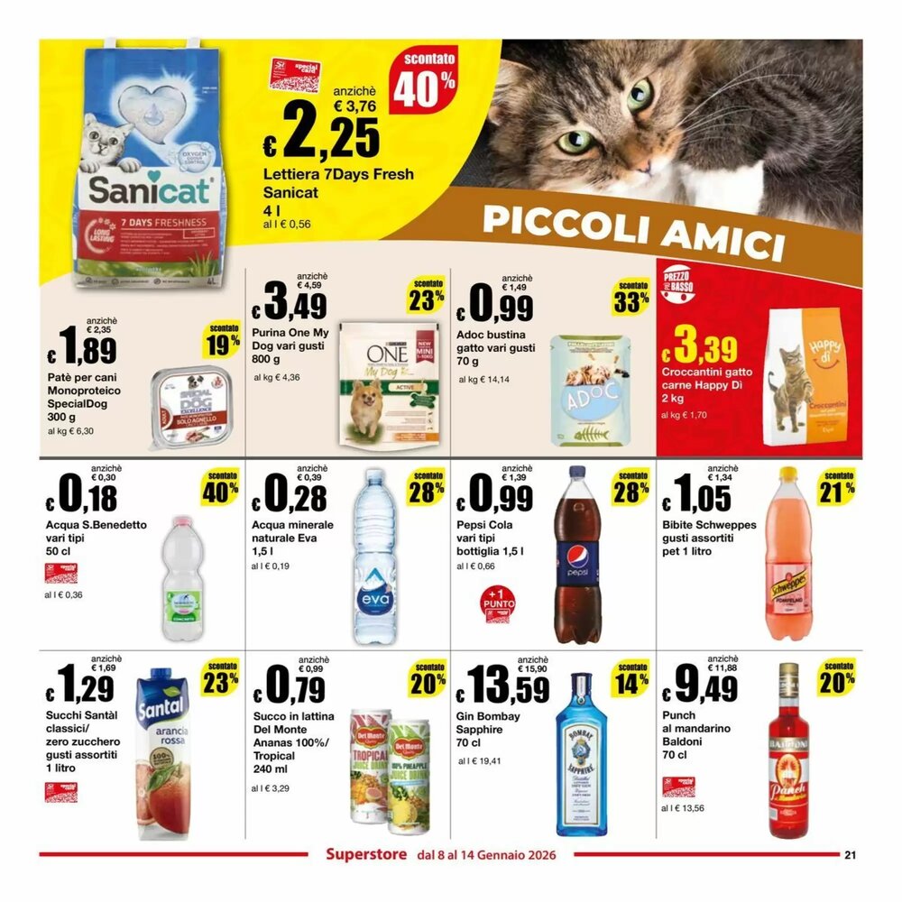 Volantino promozionale Sì con te  valide dal 08/01/2026 - Pagina 21.