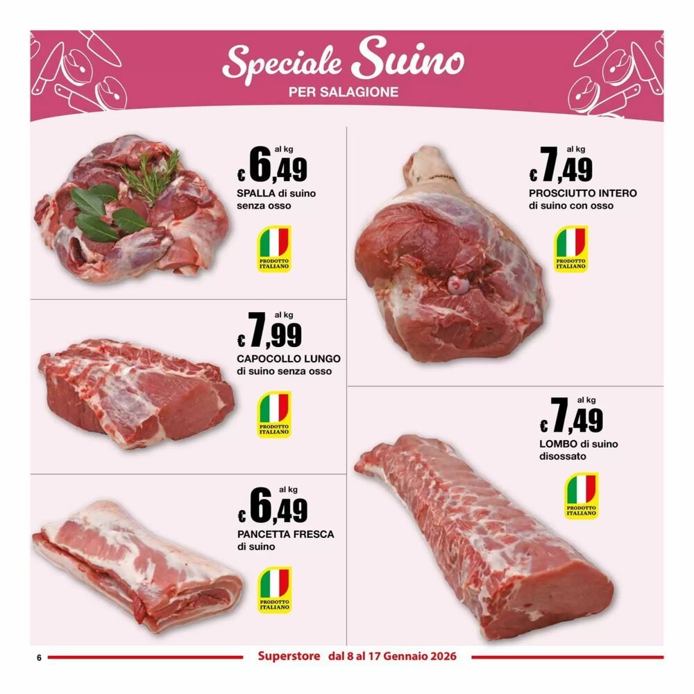 Volantino promozionale Sì con te  valide dal 08/01/2026 - Pagina 6.