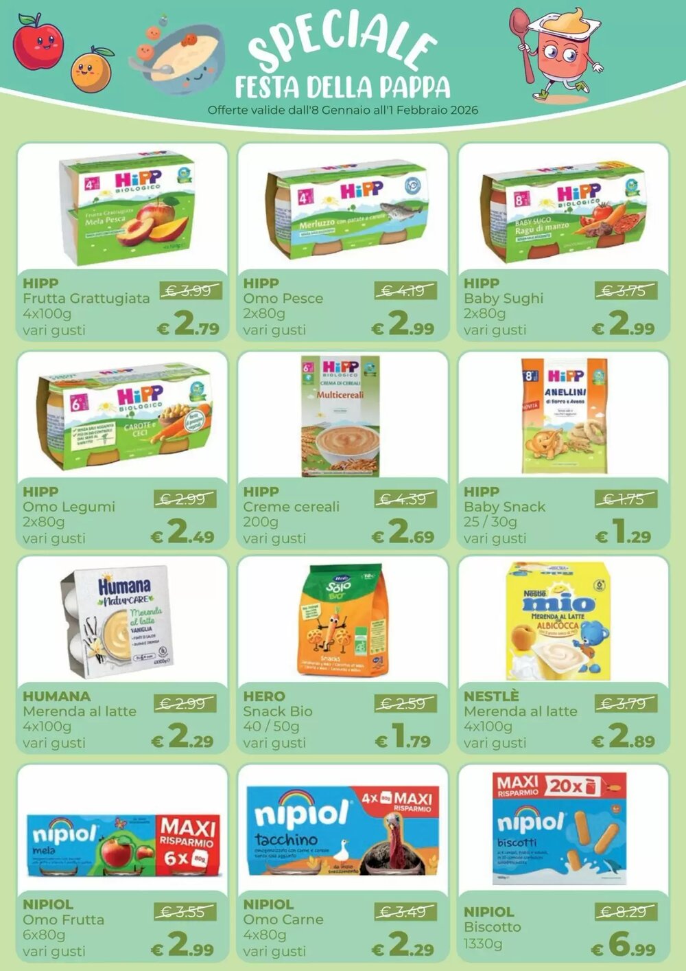 Volantino promozionale Ideal Bimbo  valide dal 08/01/2026 - Pagina 14.