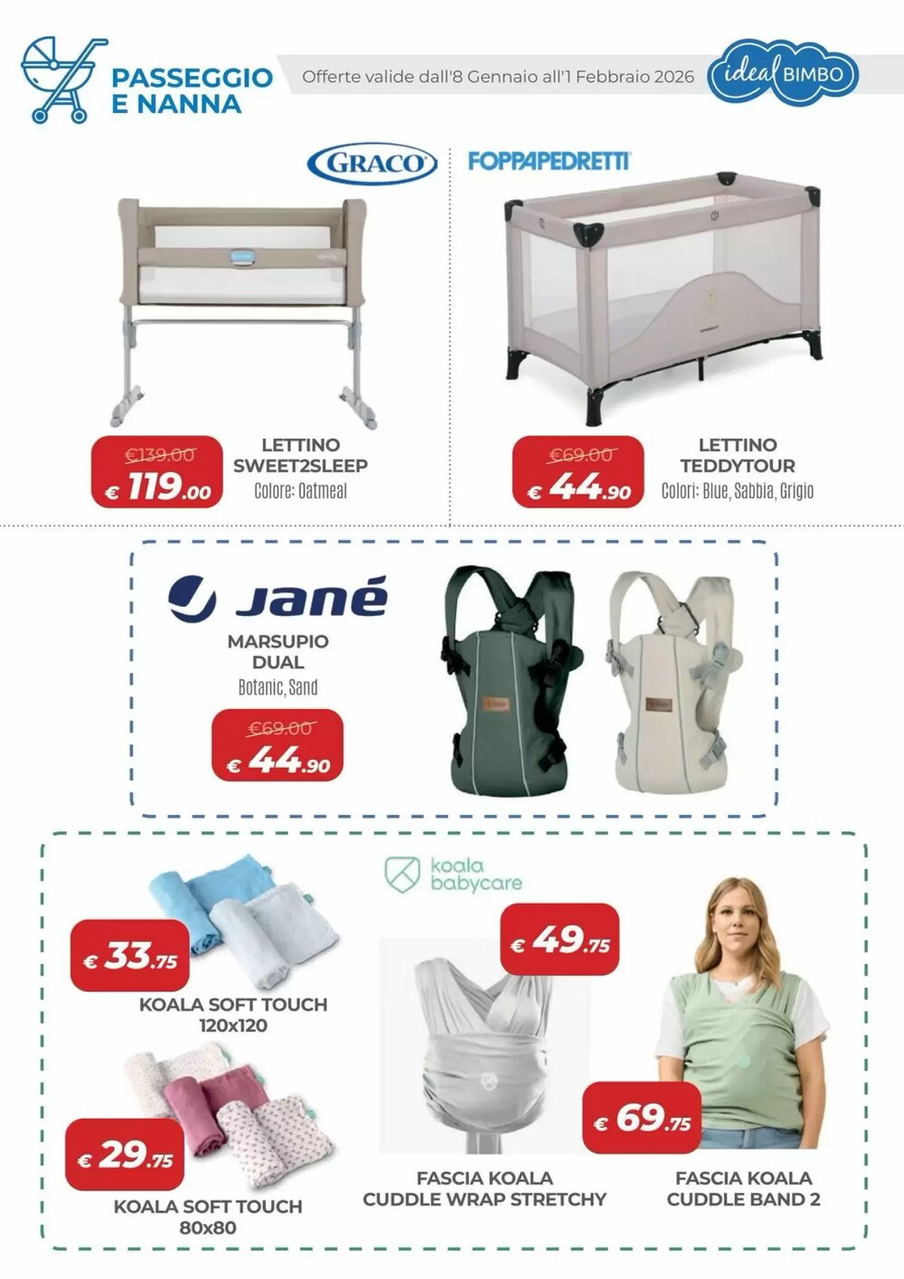 Volantino promozionale Ideal Bimbo  valide dal 08/01/2026 - Pagina 35.