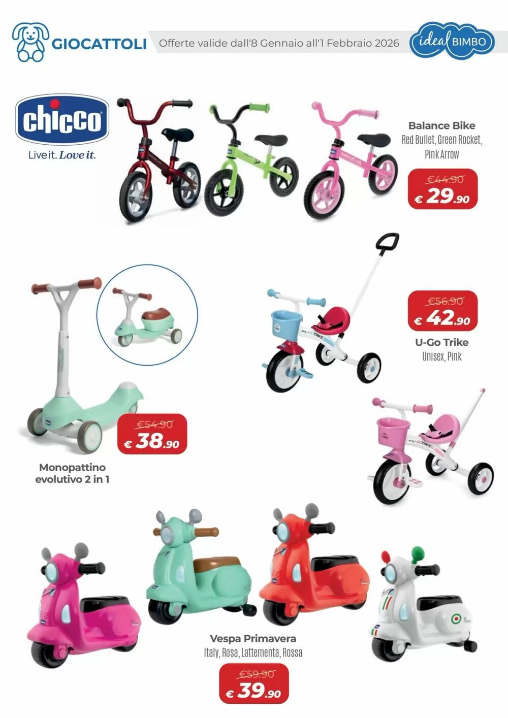 Volantino promozionale Ideal Bimbo  valide dal 08/01/2026 - Pagina 4.