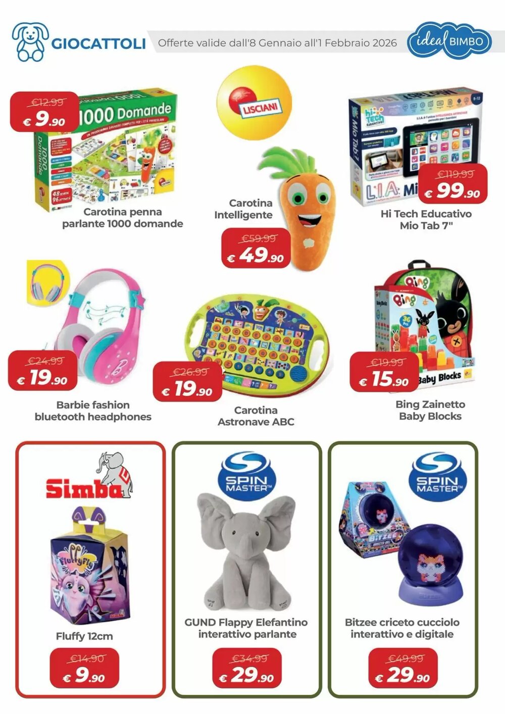 Volantino promozionale Ideal Bimbo  valide dal 08/01/2026 - Pagina 6.