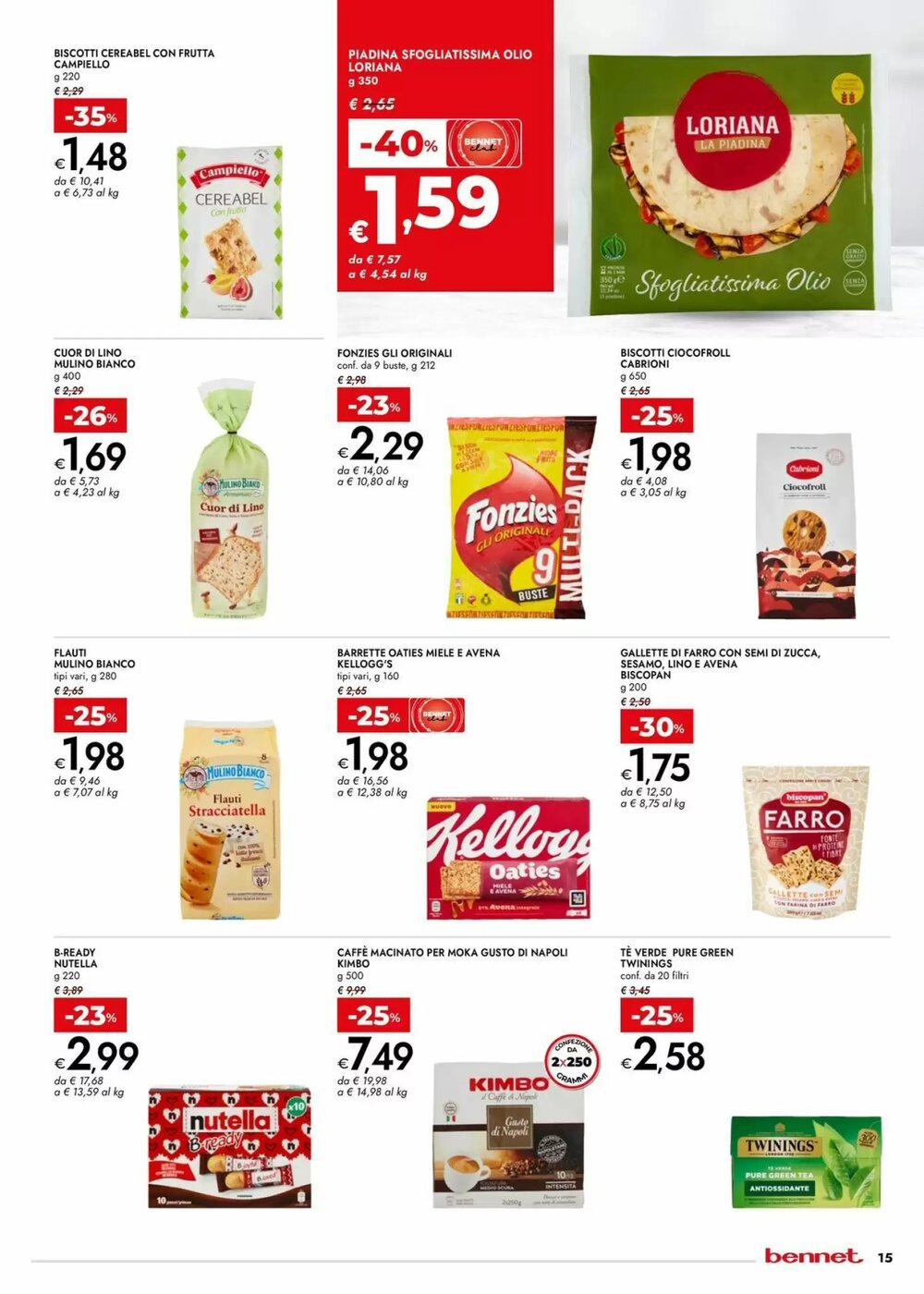 Volantino promozionale Bennet  valide dal 08/01/2026 - Pagina 15.