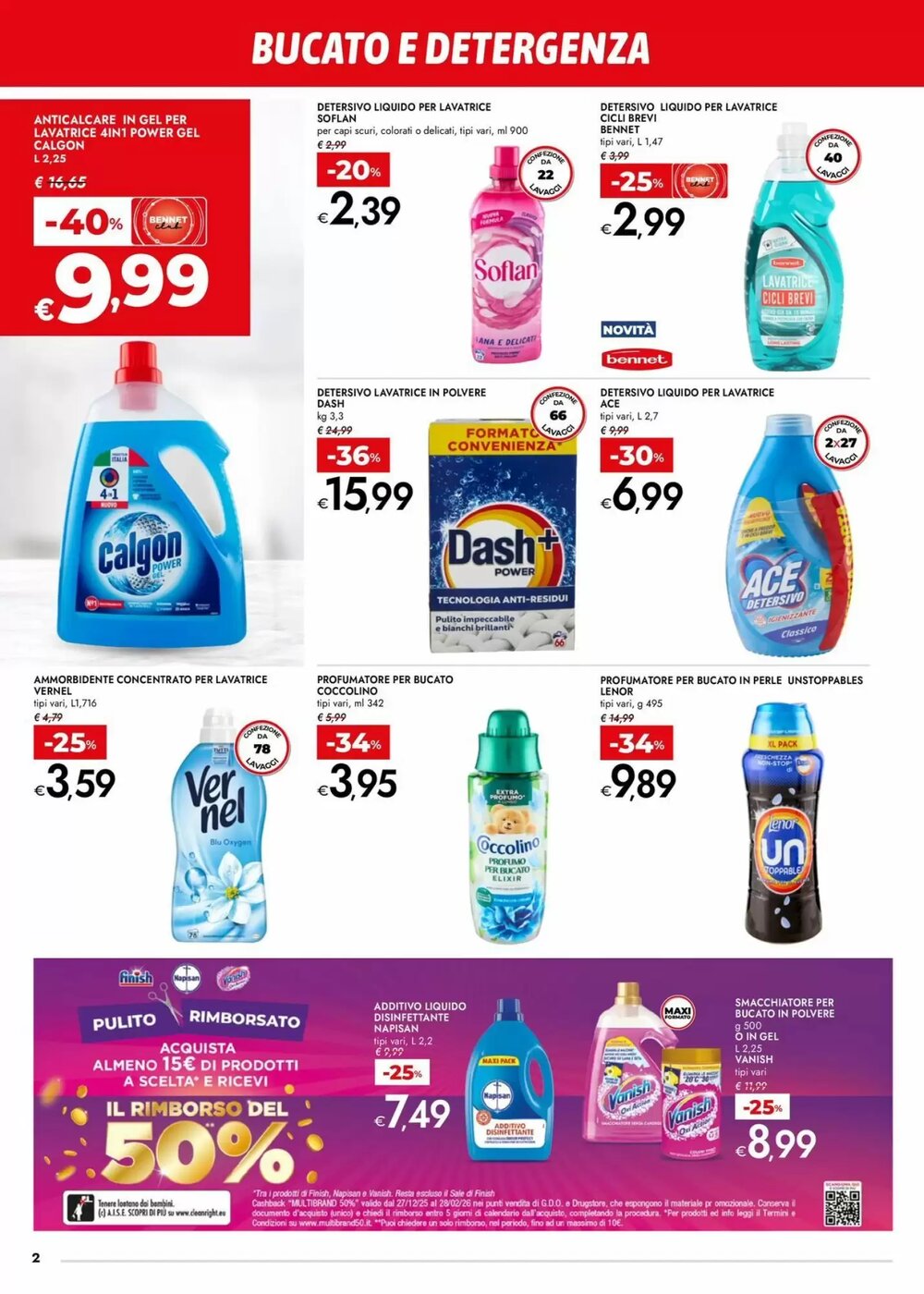 Volantino promozionale Bennet  valide dal 08/01/2026 - Pagina 2.
