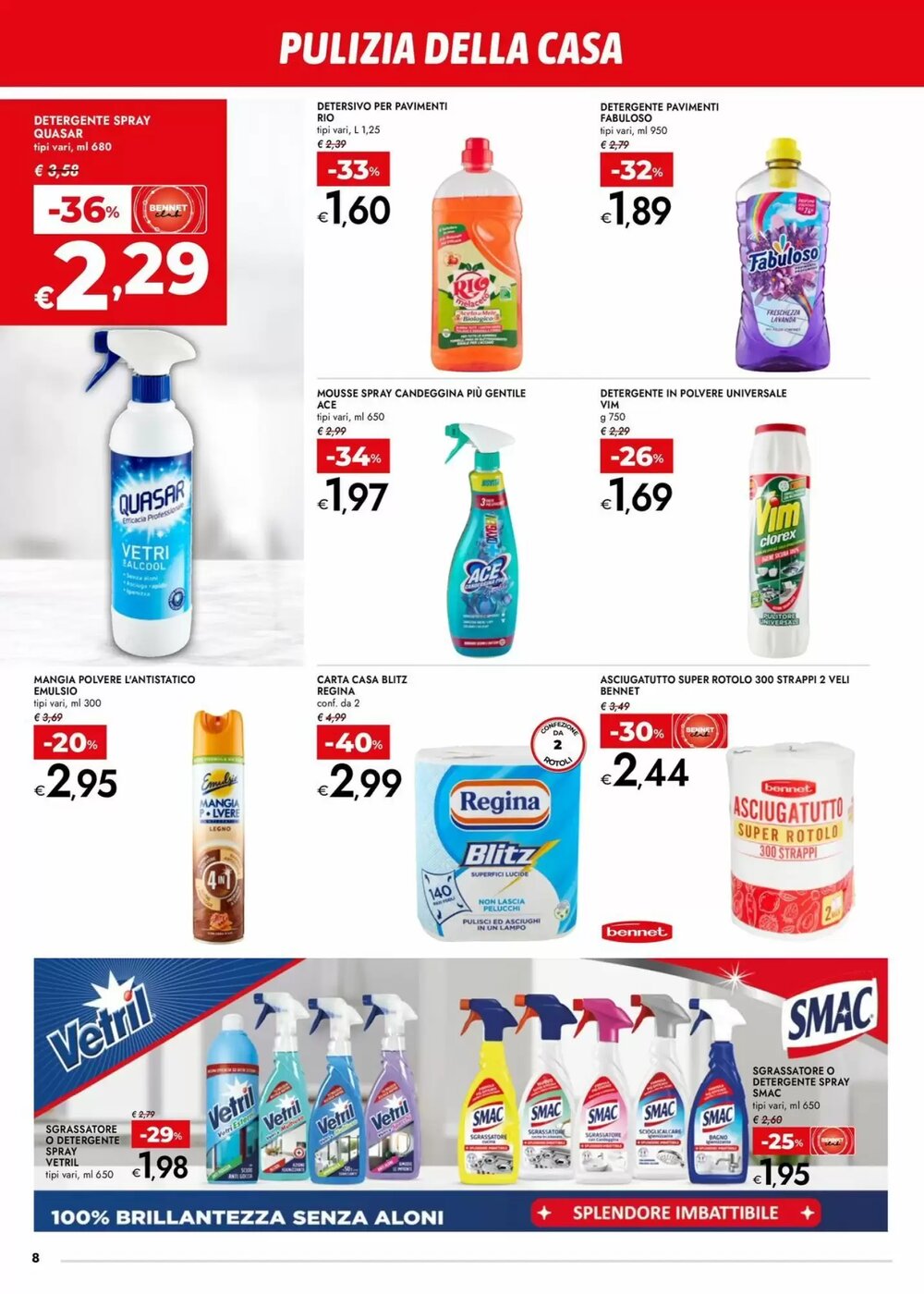 Volantino promozionale Bennet  valide dal 08/01/2026 - Pagina 8.