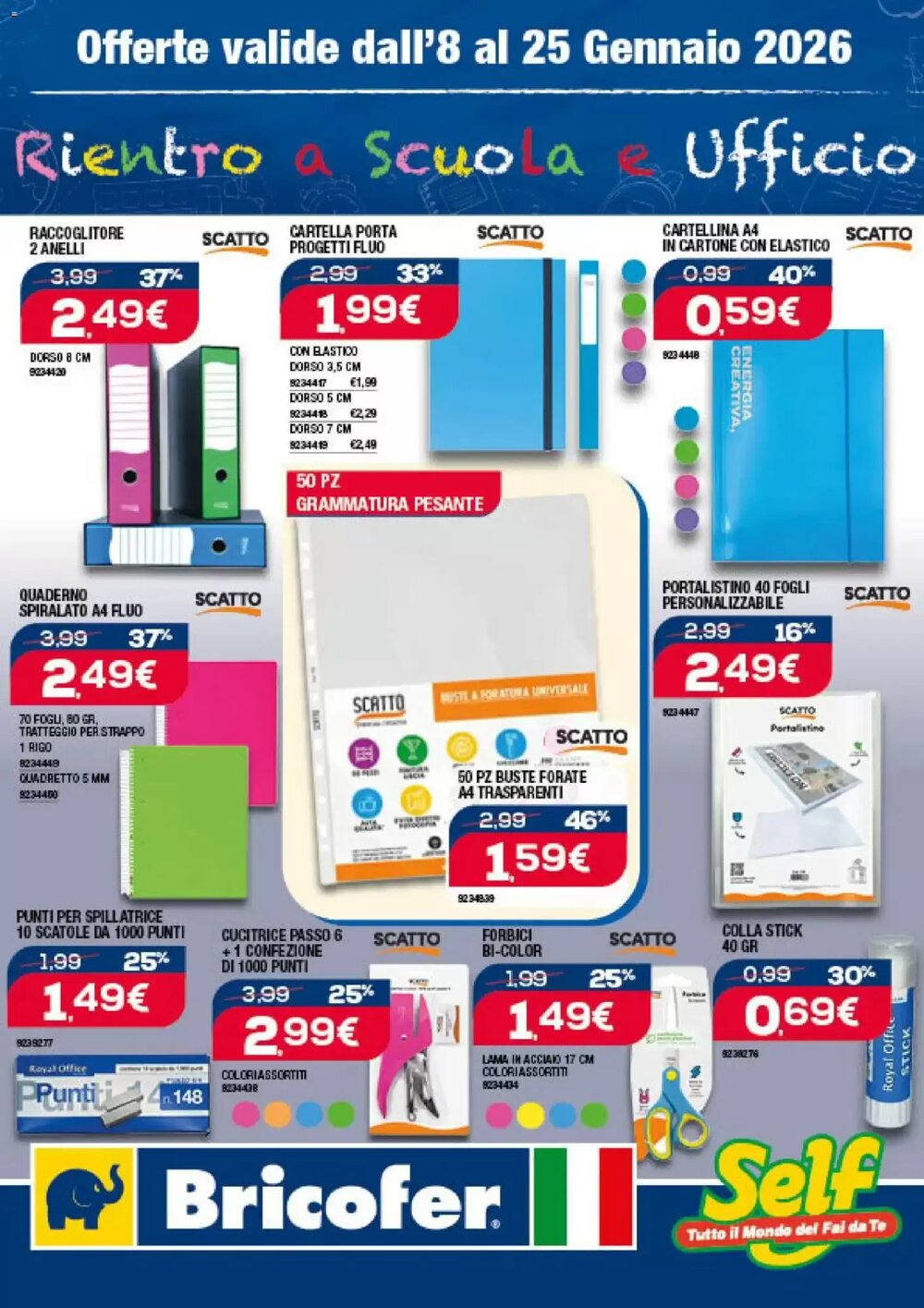Volantino promozionale Self  valide dal 08/01/2026 - Pagina 1.