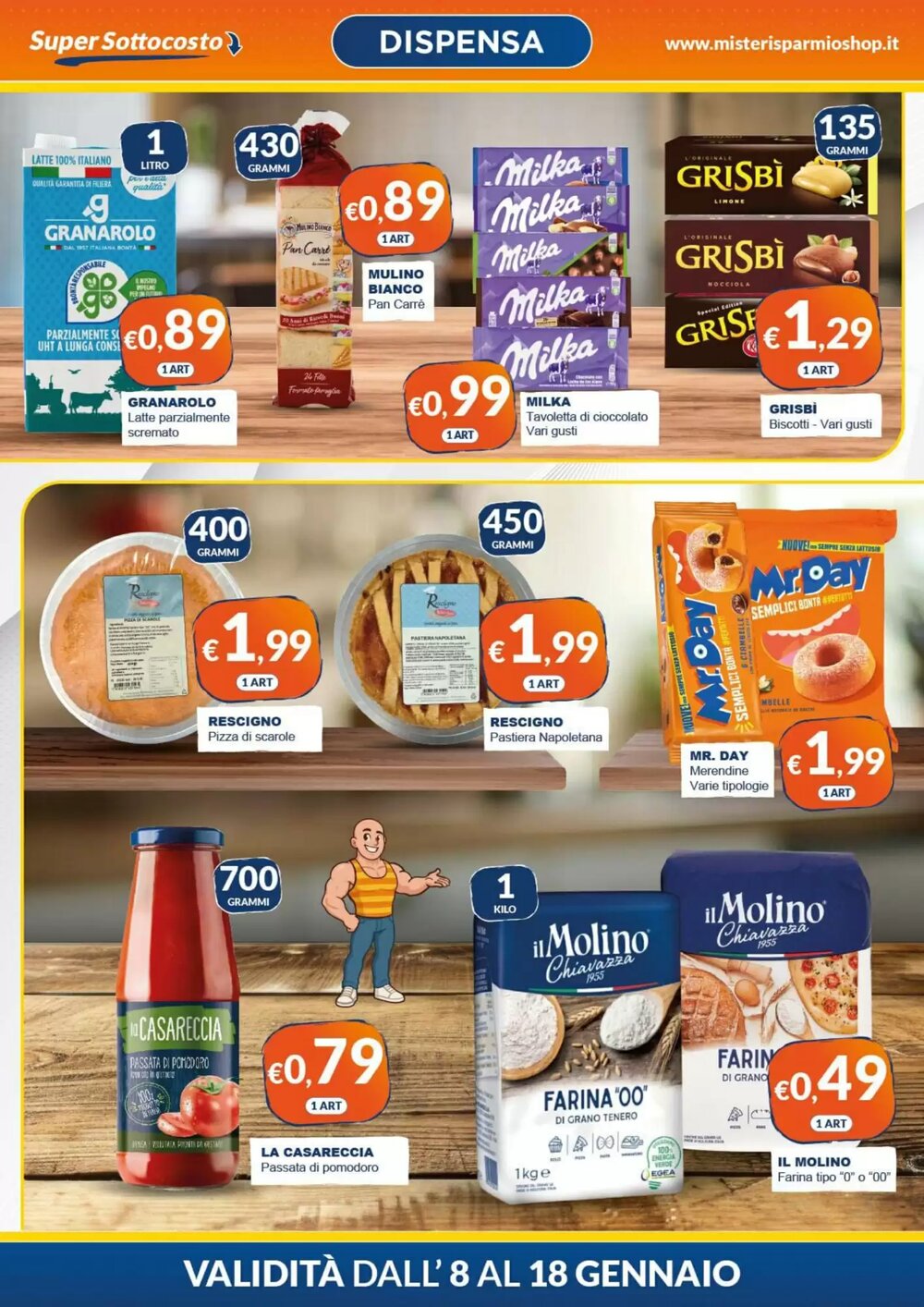 Volantino promozionale Mister Risparmio  valide dal 08/01/2026 - Pagina 2.