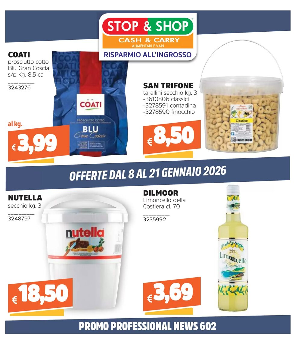 Volantino promozionale Stop&Shop  valide dal 08/01/2026 - Pagina 1.