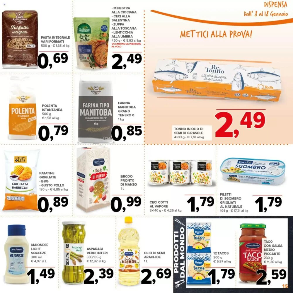Volantino promozionale Todis  valide dal 08/01/2026 - Pagina 15.