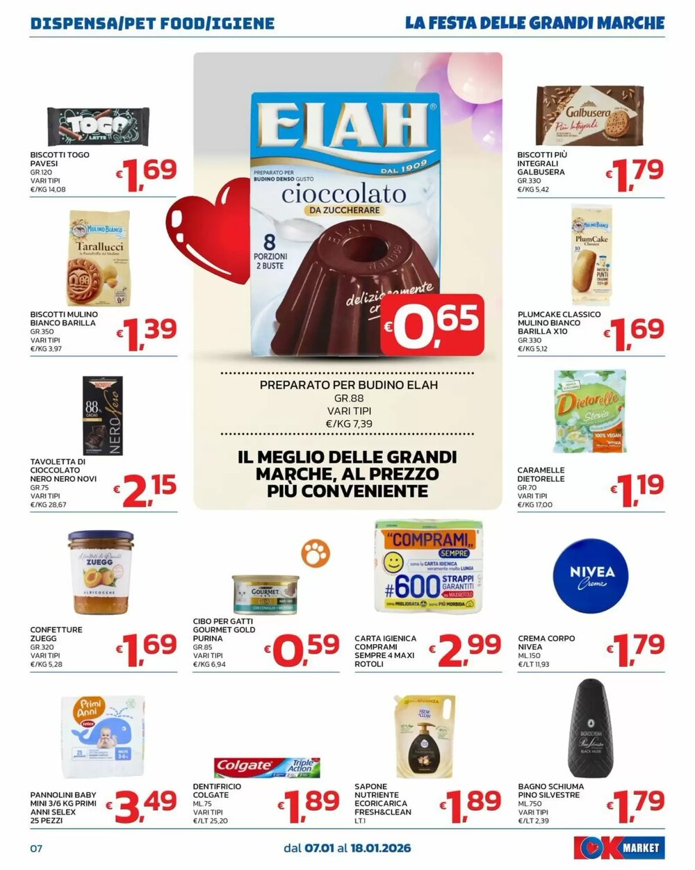 Volantino promozionale Ok Market  valide dal 08/01/2026 - Pagina 7.