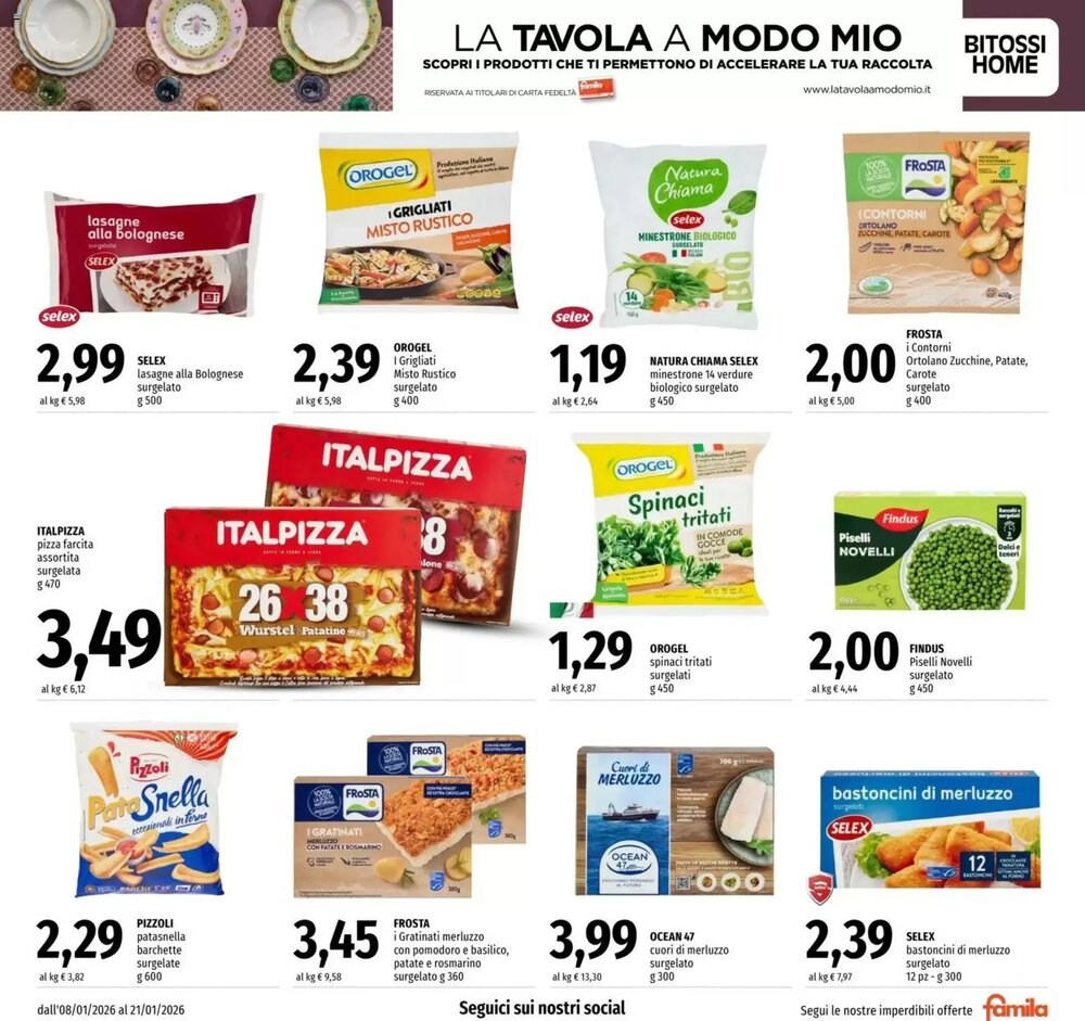 Volantino promozionale Famila  valide dal 08/01/2026 - Pagina 13.