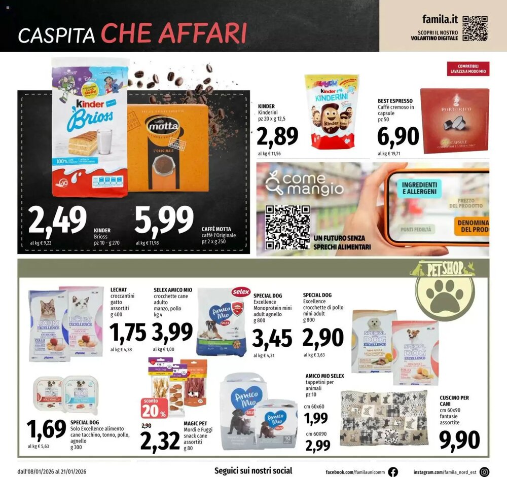 Volantino promozionale Famila  valide dal 08/01/2026 - Pagina 18.
