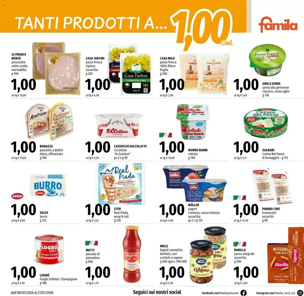 Volantino promozionale Famila  valide dal 08/01/2026 - Pagina 2.
