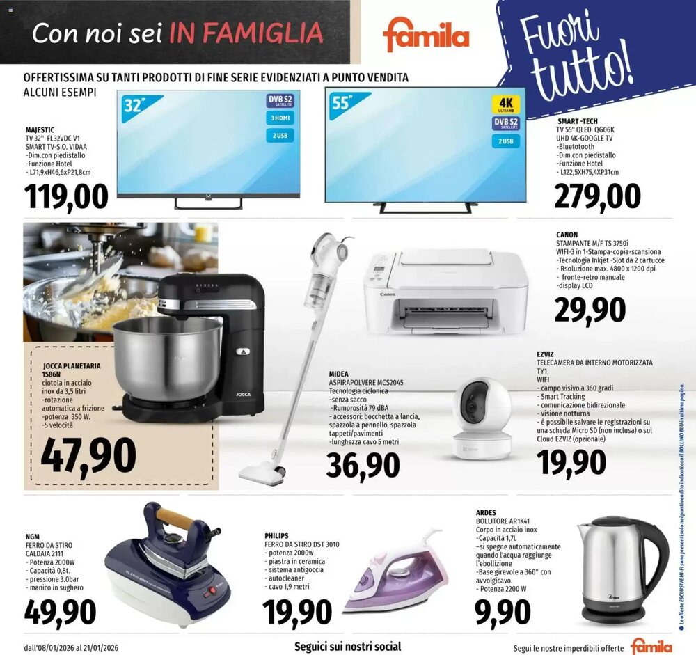 Volantino promozionale Famila  valide dal 08/01/2026 - Pagina 23.