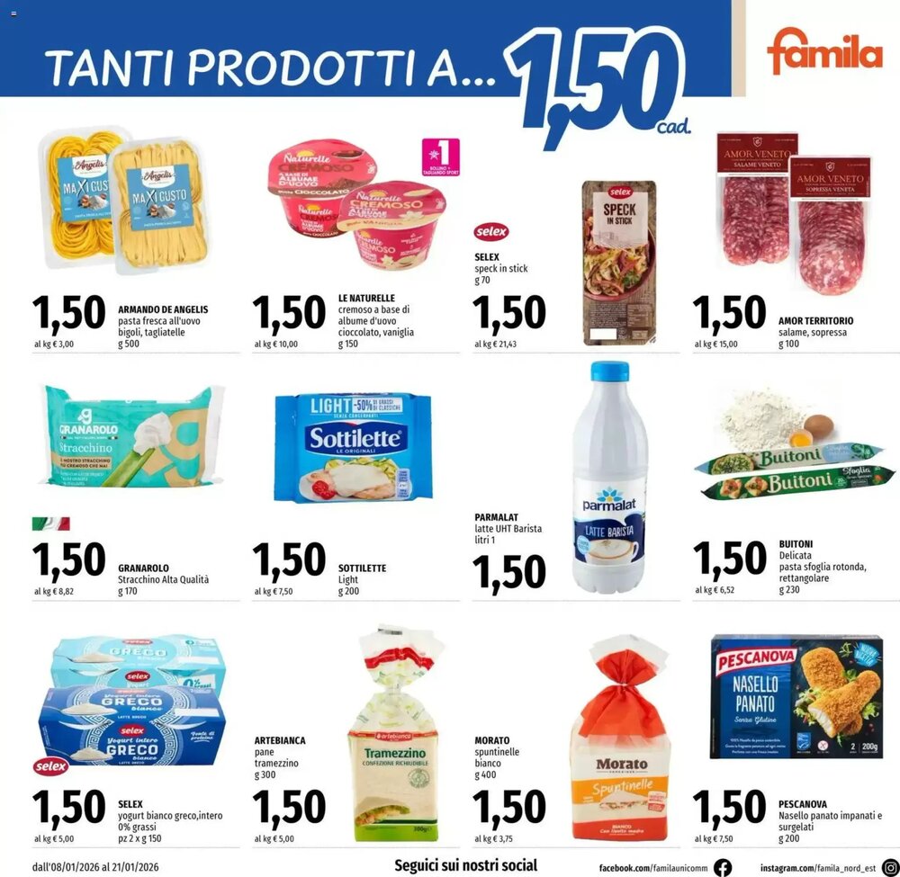 Volantino promozionale Famila  valide dal 08/01/2026 - Pagina 4.