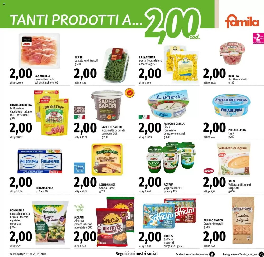 Volantino promozionale Famila  valide dal 08/01/2026 - Pagina 6.