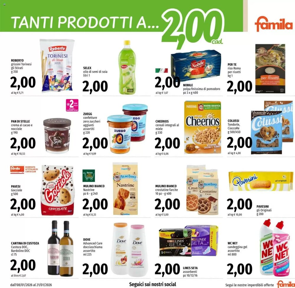Volantino promozionale Famila  valide dal 08/01/2026 - Pagina 7.