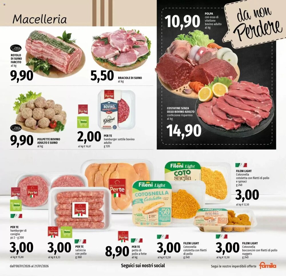 Volantino promozionale Famila  valide dal 08/01/2026 - Pagina 9.