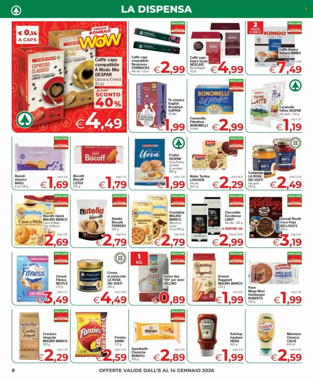 Volantino promozionale Despar  valide dal 08/01/2026 - Pagina 8.