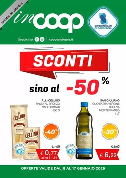 Volantino promozionale Coop Sardegna  valide dal 08/01/2026 - Pagina 1.