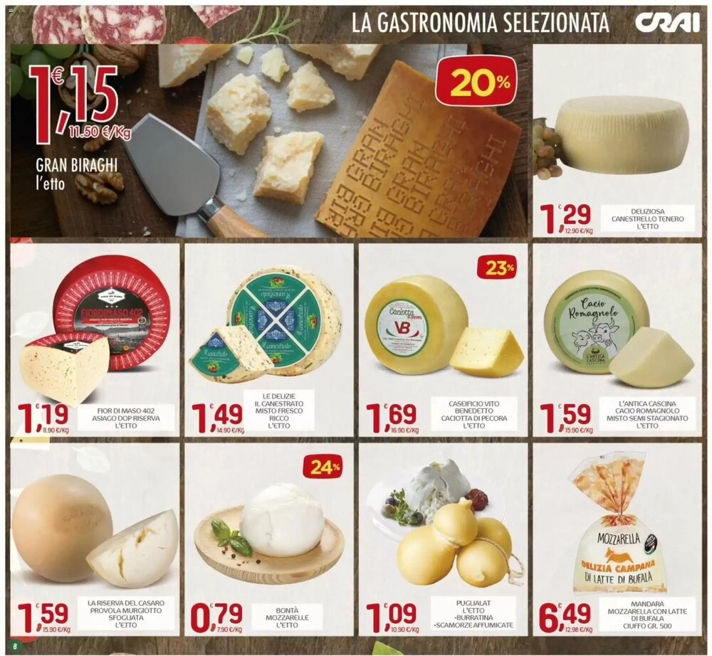 Volantino promozionale Crai  valide dal 08/01/2026 - Pagina 8.