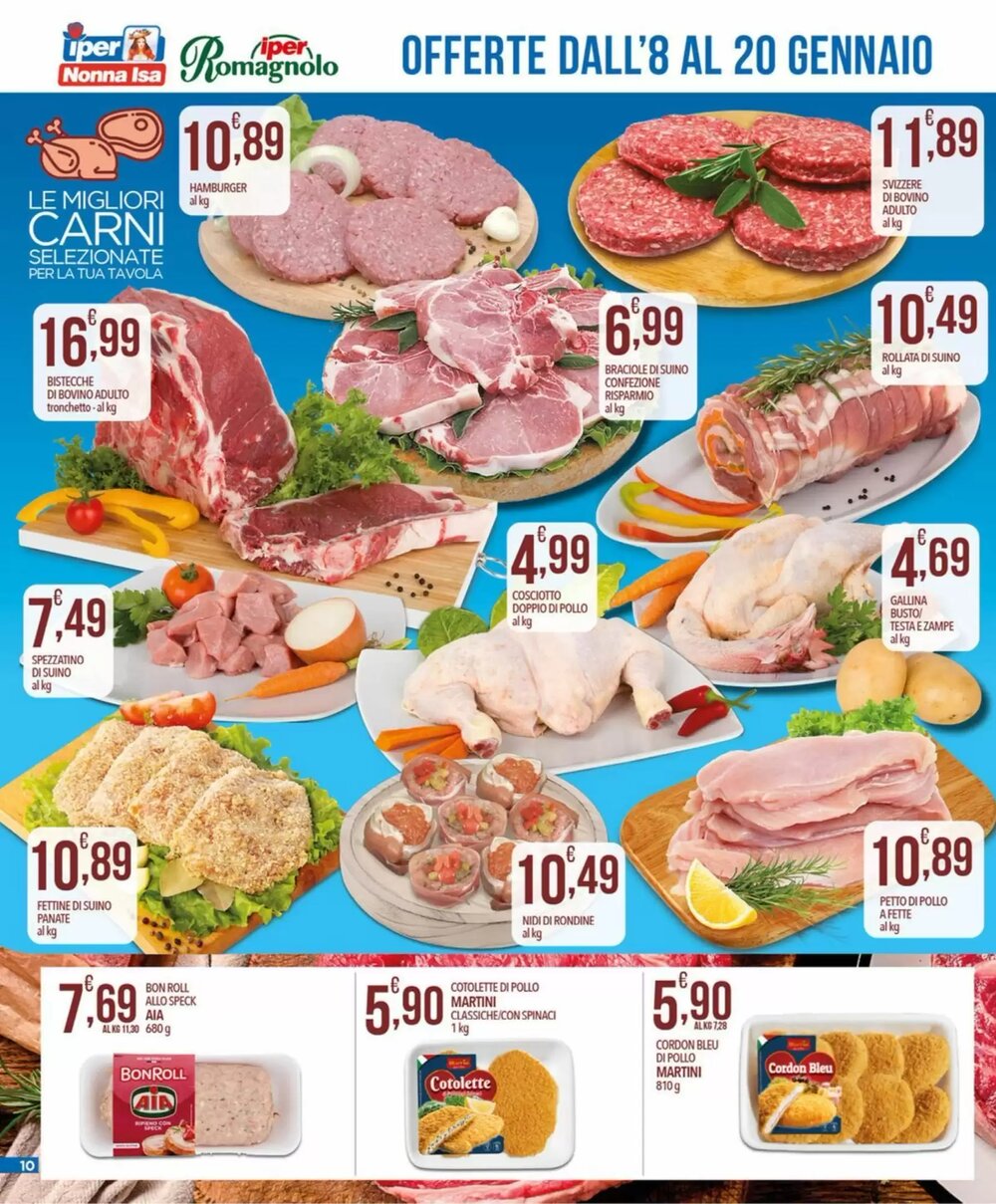Volantino promozionale Iper Nonna Isa  valide dal 08/01/2026 - Pagina 10.