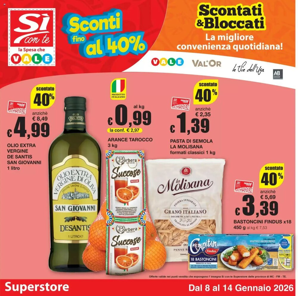 Volantino promozionale Sì con te  valide dal 08/01/2026 - Pagina 1.