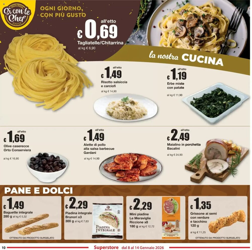 Volantino promozionale Sì con te  valide dal 08/01/2026 - Pagina 10.