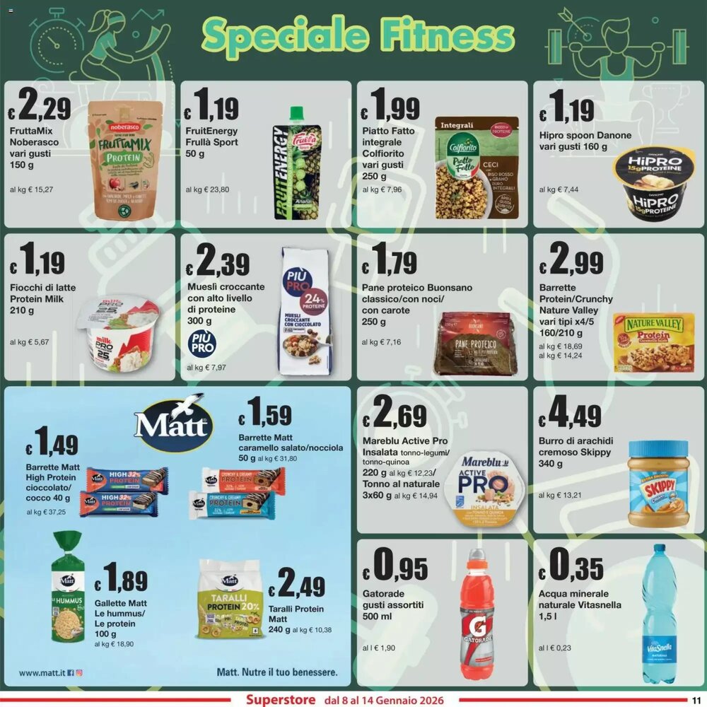 Volantino promozionale Sì con te  valide dal 08/01/2026 - Pagina 11.